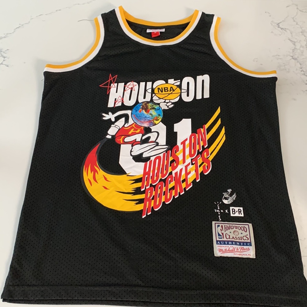 Cactus Jack Houston Rockets Mitchell & Ness Jersey